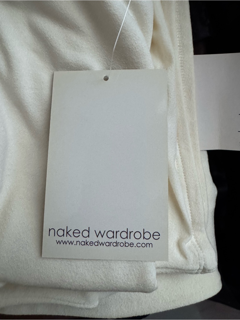 NWT Ivory Crop Top with Midi Skirt, 2 piece by Naked Wardrobe - Picture 12 of 12